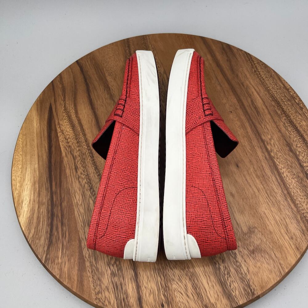 rag & bone Red Woven Slip-On Sneakers - Picture 6 of 9